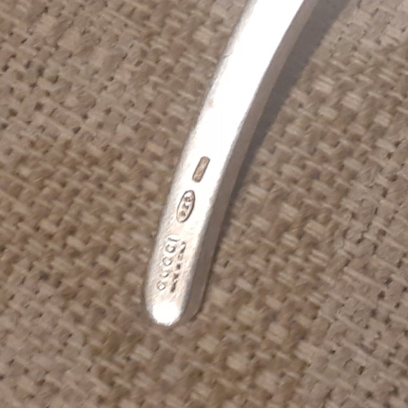 GUCCI 925 ITALY AUTHENTIC COLLAR NECKLACE RARE EUC - Picture 6 of 6